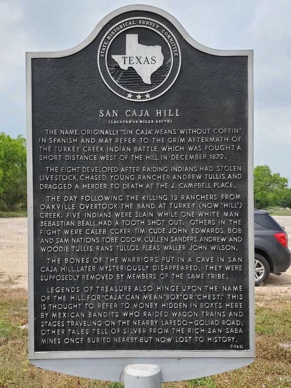 San Caja Hill Marker image. Click for full size.