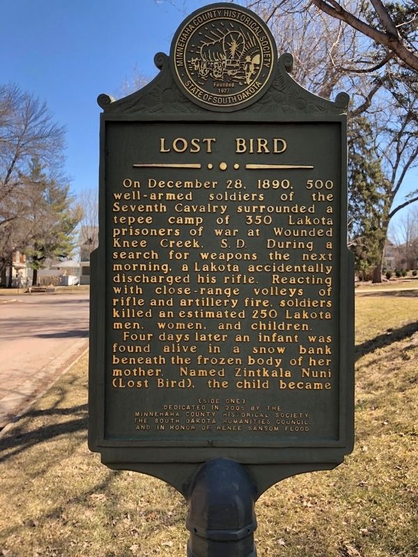Lost Bird Marker (side one) image. Click for full size.
