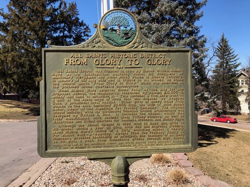 From Glory to Glory Marker (side one) image. Click for full size.
