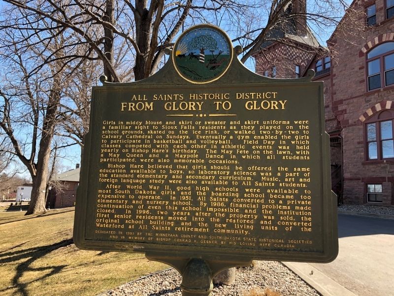 From Glory to Glory Marker (side two) image. Click for full size.