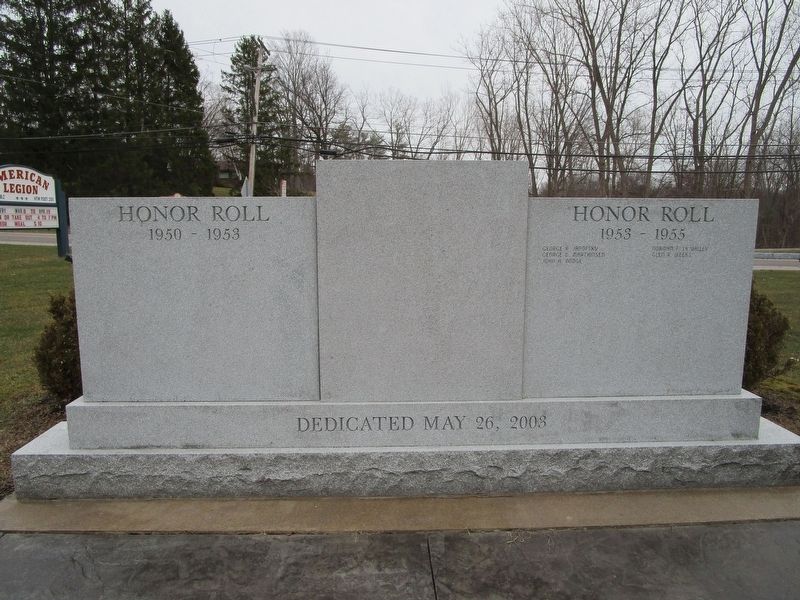 East Aurora Korean War Veterans Memorial image. Click for full size.