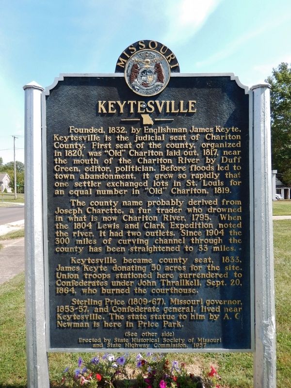 Keytesville Marker image. Click for full size.
