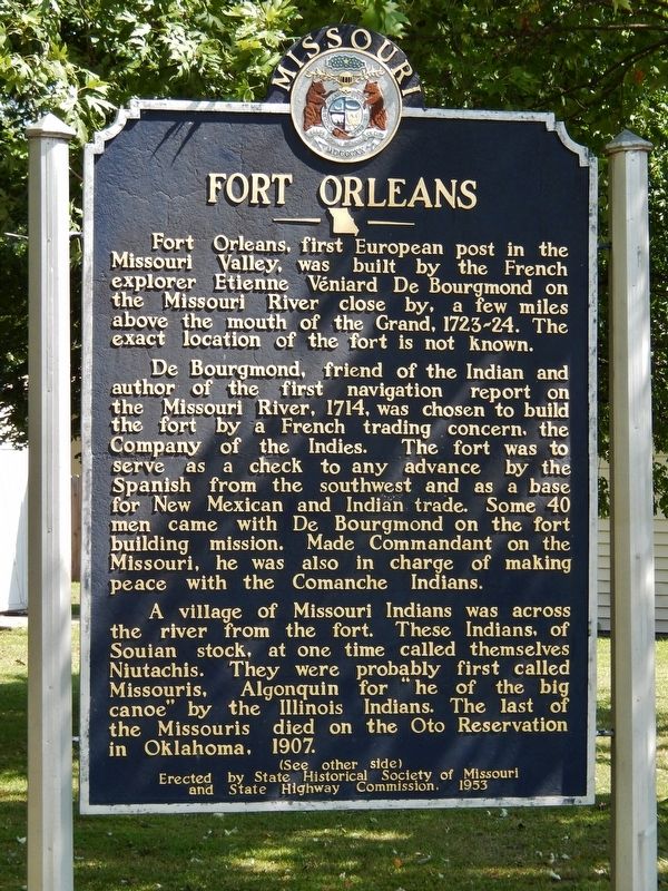 Fort Orleans Marker image. Click for full size.