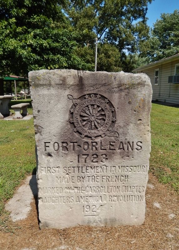 Fort Orleans Marker. Click for full size. Fort Orleans Marker image. Click for full size.