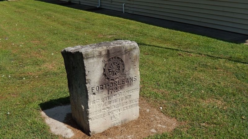 Fort Orleans Marker (<i>wide view</i>). Click for full size. Fort Orleans Marker (<i>wide view</i>) image. Click for full size.