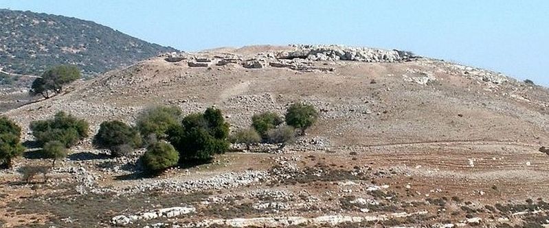 Ancient Yodfat Hill image. Click for full size.
