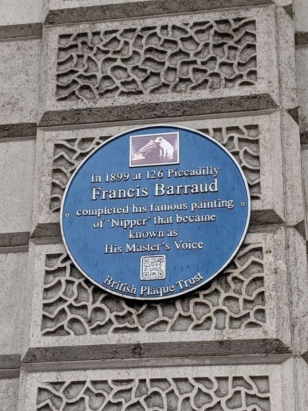 Francis Barraud Marker image. Click for full size.