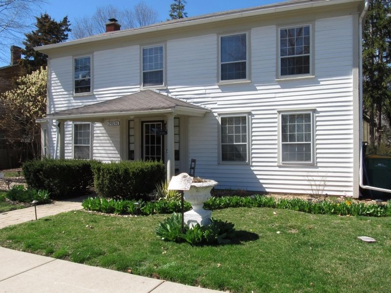 Plainfield House Marker. Click for full size. Plainfield House Marker image. Click for full size.