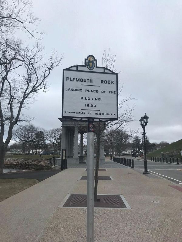 Plymouth Rock Marker. Click for full size. Plymouth Rock Marker image. Click for full size.