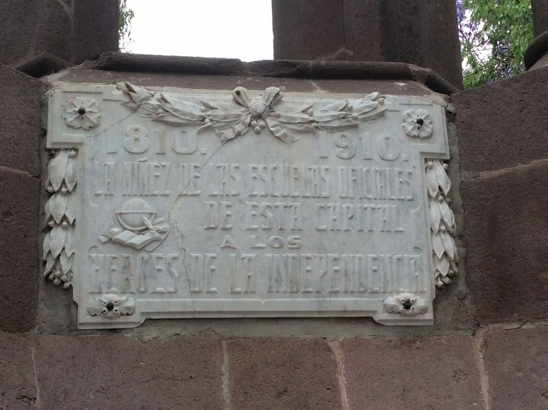Tribute to the Heroes of Mexican Independence Marker. Click for full size. Tribute to the Heroes of Mexican Independence Marker image. Click for full size.