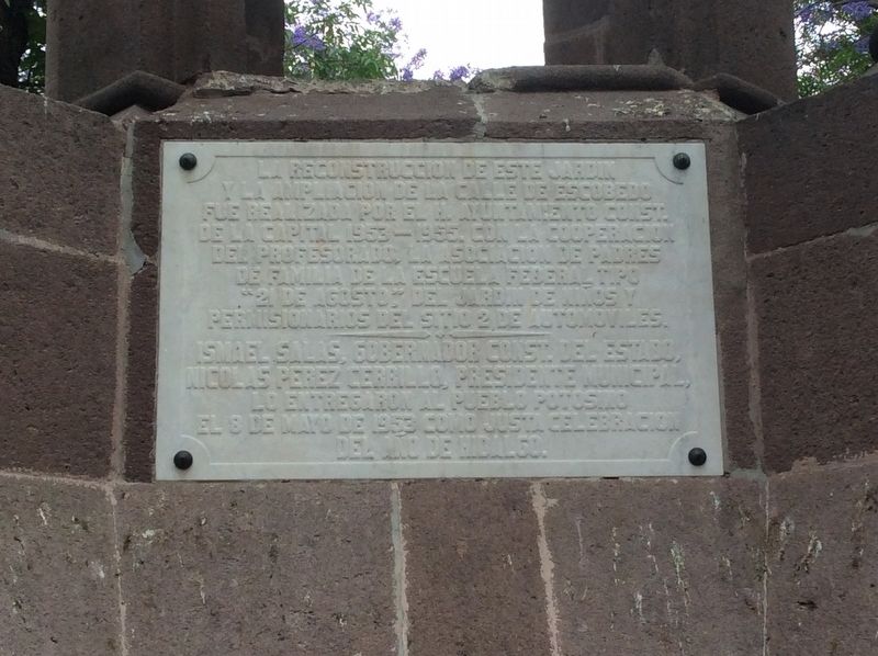 Tribute to the Heroes of Mexican Independence Marker. Click for full size. Tribute to the Heroes of Mexican Independence Marker image. Click for full size.