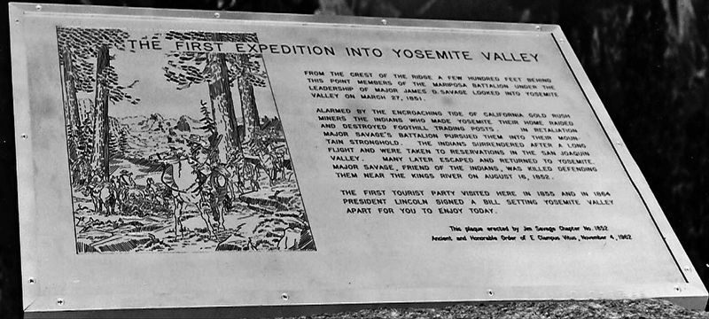 The First Expedition into Yosemite Valley image. Click for full size.