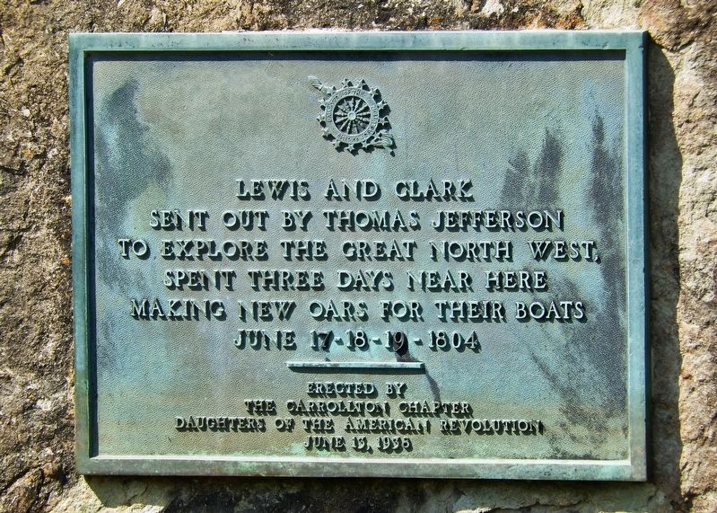 Lewis and Clark Marker. Click for full size. Lewis and Clark Marker image. Click for full size.