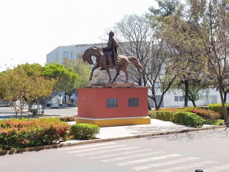 General Mariano Escobedo Monument and Marker reverse image. Click for full size.
