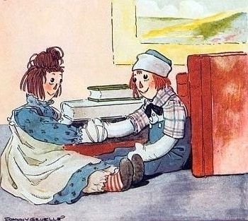 Raggedy Ann and Andy. Click for full size. Raggedy Ann and Andy image. Click for full size.