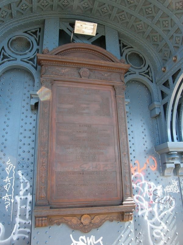 Manhattan Bridge Marker. Click for full size. Manhattan Bridge Marker image. Click for full size.