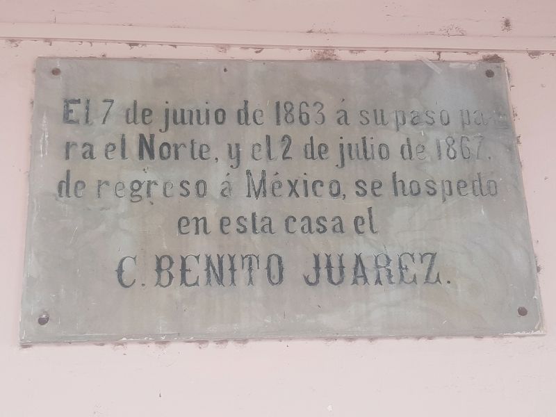 Benito Jurez in San Felipe Marker image. Click for full size.