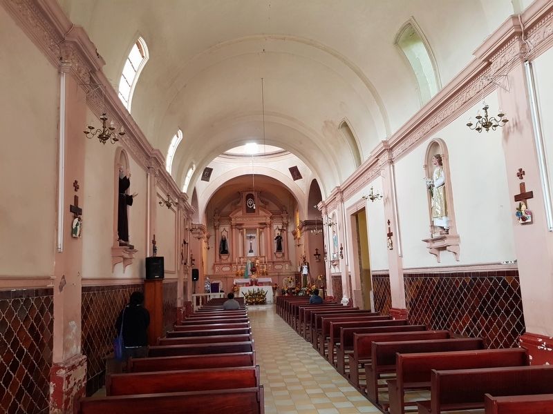 An interior view of the nearby Catholic Church image. Click for full size.