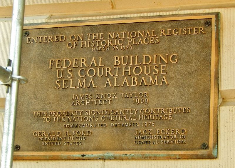 Federal Building and U.S. Court House Marker image. Click for full size.