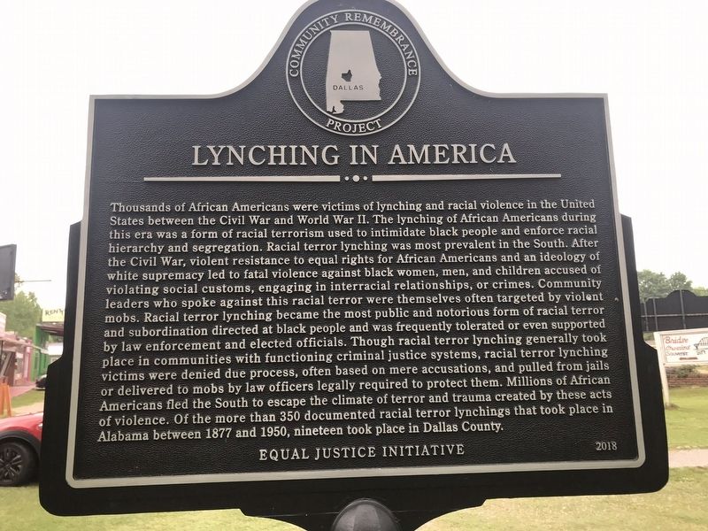 Lynching in America / Lynching in Selma image. Click for full size.
