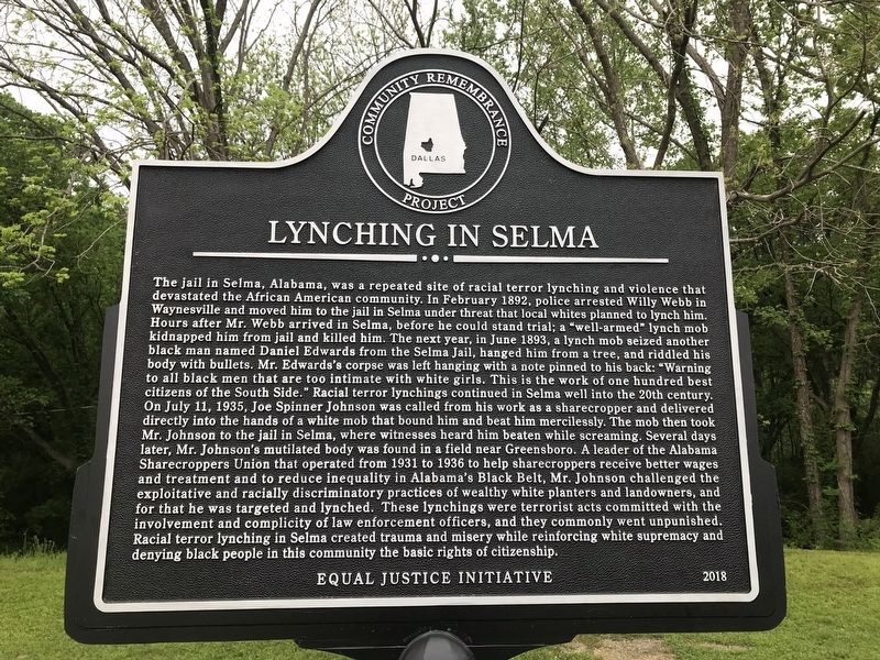 Lynching in America / Lynching in Selma image. Click for full size.