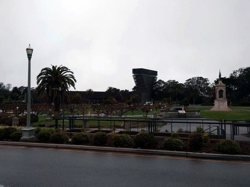The de Young Museum in Golden Gate Park Marker image. Click for full size.