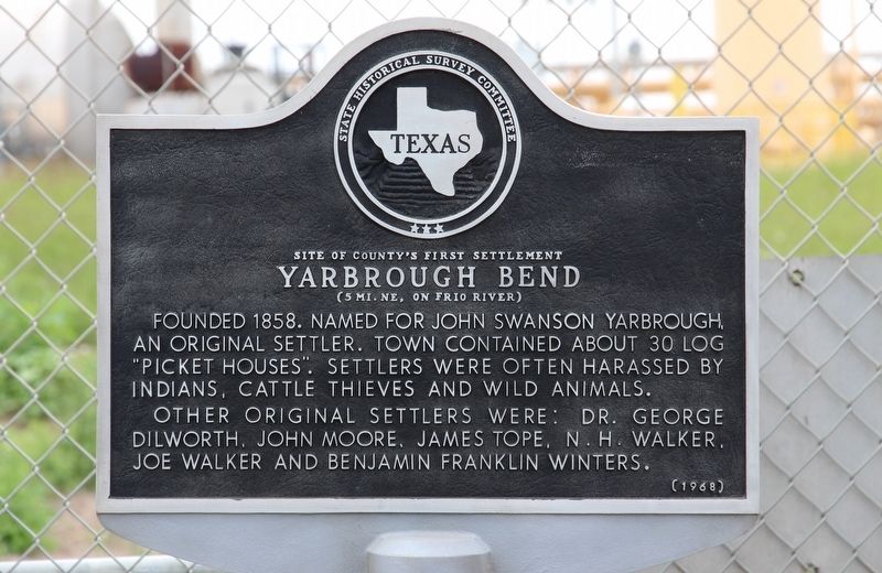 Yarbrough Bend Marker image. Click for full size.