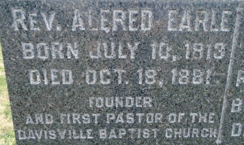 Rev. Alfred Earle Marker image. Click for full size.