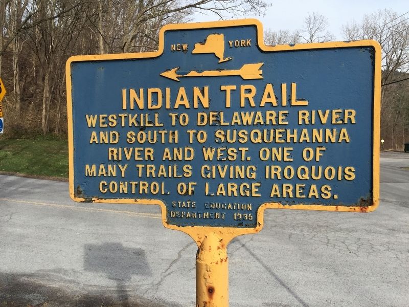 Indian Trail Marker. Click for full size. Indian Trail Marker image. Click for full size.