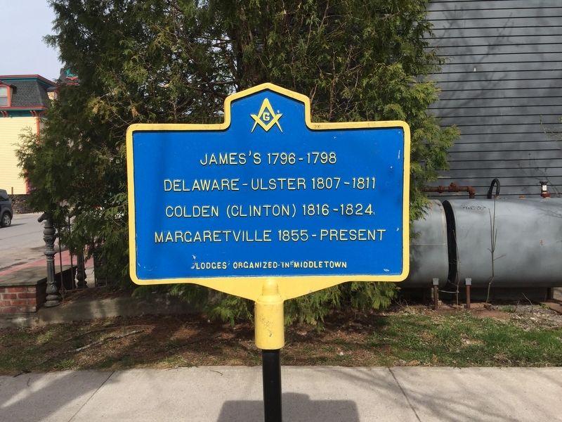 Lodges Organized in Middletown Marker. Click for full size. Lodges Organized in Middletown Marker image. Click for full size.