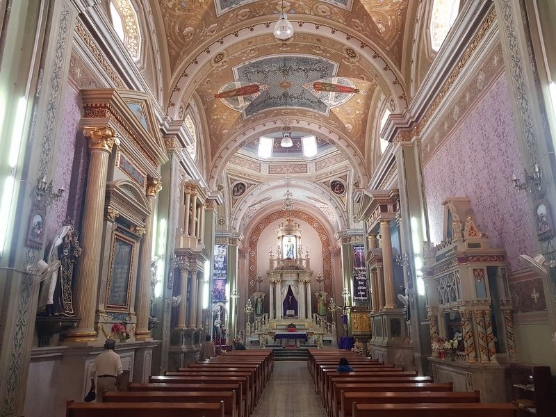 An interior view of the Parish of Our Lady of the Assumption. Click for full size. An interior view of the Parish of Our Lady of the Assumption image. Click for full size.