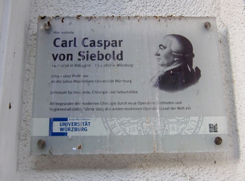 Carl Caspar von Siebold Marker image. Click for full size.