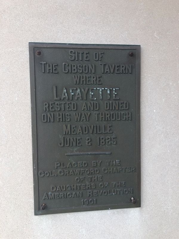 Site of the Gibson Tavern Marker image. Click for full size.