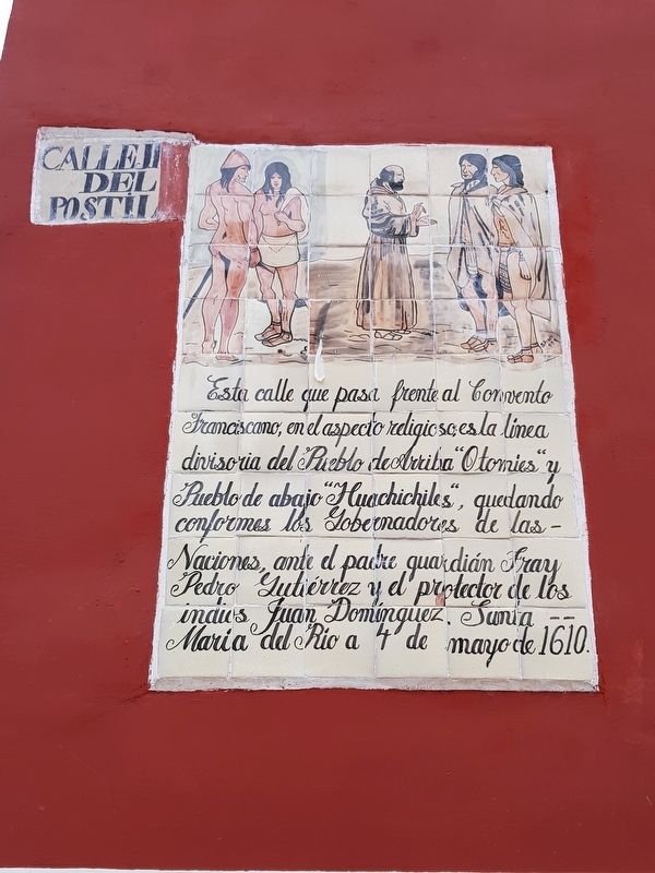 Dividing Line Between Otom�es and Guachichiles Marker image. Click for full size.
