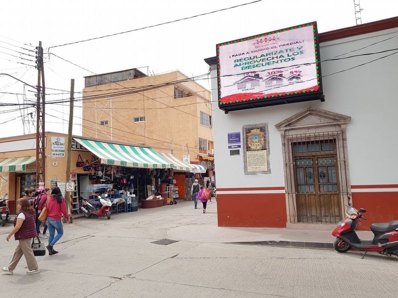 Foundation of Santa María del Río Marker. Click for full size. Foundation of Santa María del Río Marker image. Click for full size.