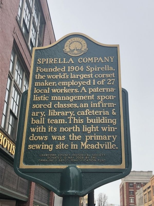 Spirella Company Marker image. Click for full size.