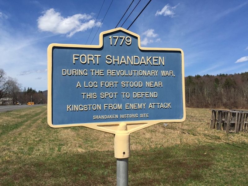 Fort Shandaken Marker image. Click for full size.