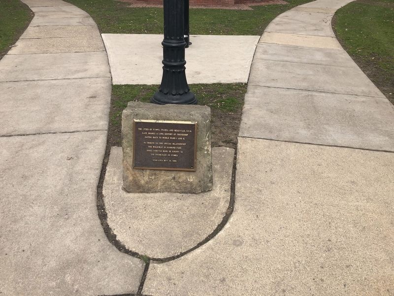 The Promenade de Fismes Marker. Click for full size. The Promenade de Fismes Marker image. Click for full size.