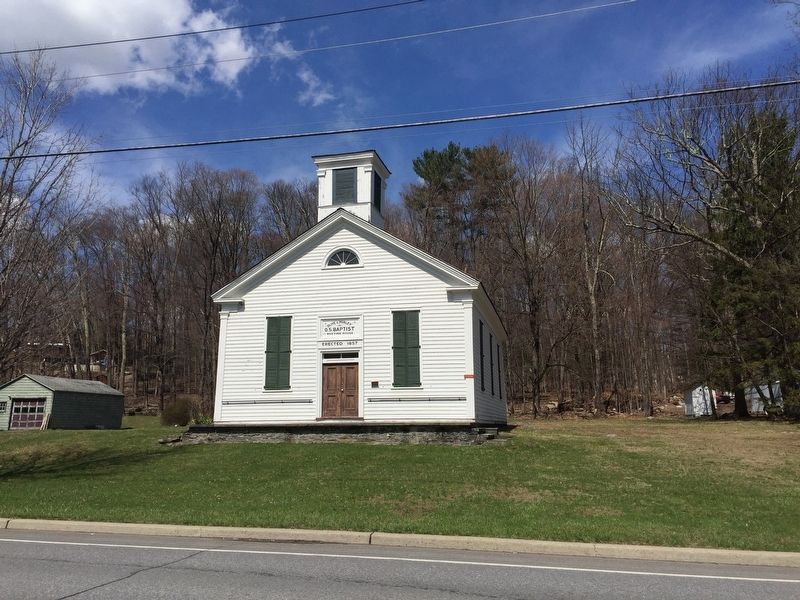 Old School Baptist Meeting House Marker. Click for full size. Old School Baptist Meeting House Marker image. Click for full size.