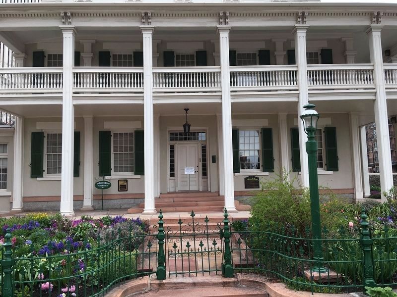 Beehive House and Marker. Click for full size. Beehive House and Marker image. Click for full size.