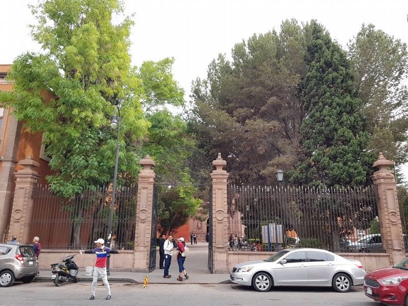 Temple and Ex-Convent of San Agustín Marker. Click for full size. Temple and Ex-Convent of San Agustín Marker image. Click for full size.