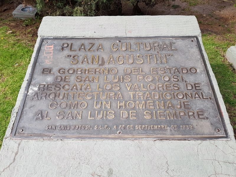 An additional nearby San Agustn Temple Marker image. Click for full size.