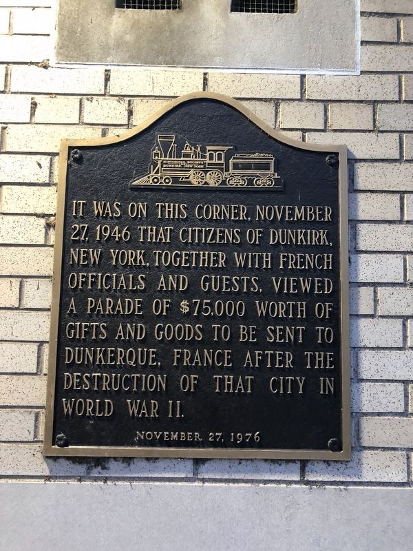 Dunkirk Parade Marker. Click for full size. Dunkirk Parade Marker image. Click for full size.