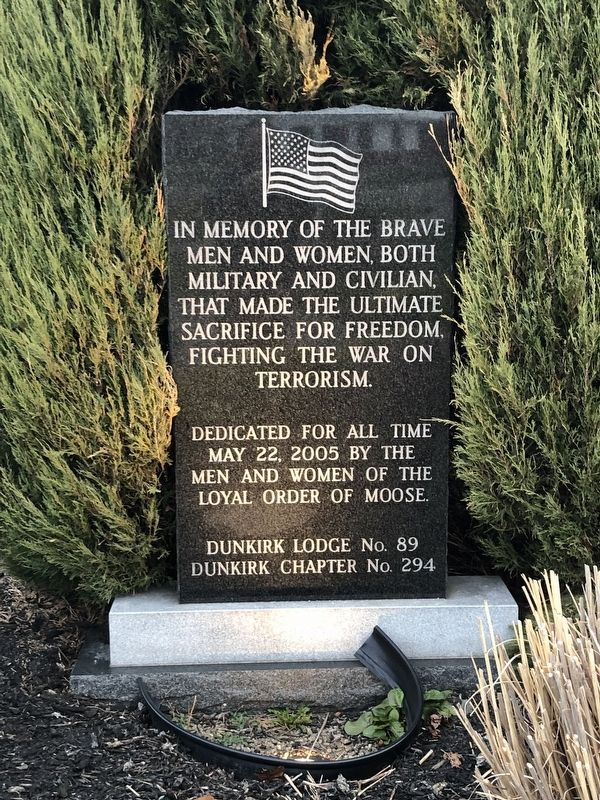 War on Terrorism Memorial. Click for full size. War on Terrorism Memorial image. Click for full size.