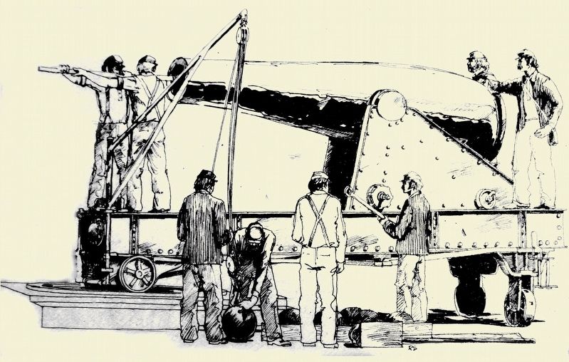 Loading a 15-inch Rodman Smoothbore image. Click for full size.