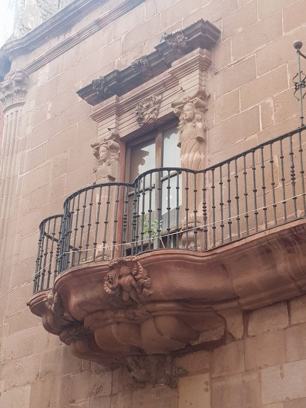 The balcony of the House of Don Flix Mara Calleja image. Click for full size.