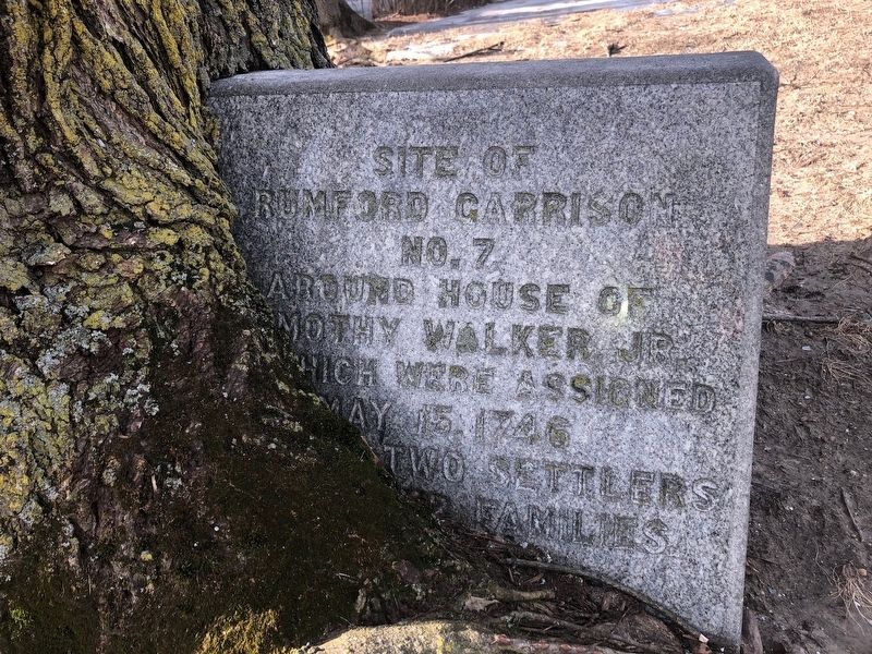 Site of Rumford Garrison No. 7 Marker. Click for full size. Site of Rumford Garrison No. 7 Marker image. Click for full size.