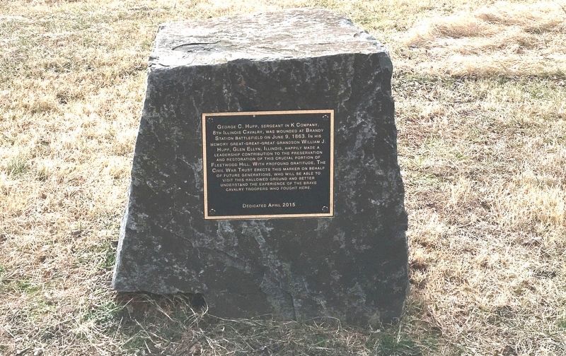 George C. Hupp Marker image. Click for full size.