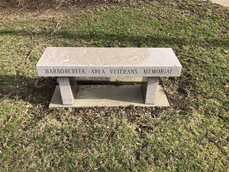 Harborcreek Area Veterans Memorial. Click for full size. Harborcreek Area Veterans Memorial image. Click for full size.