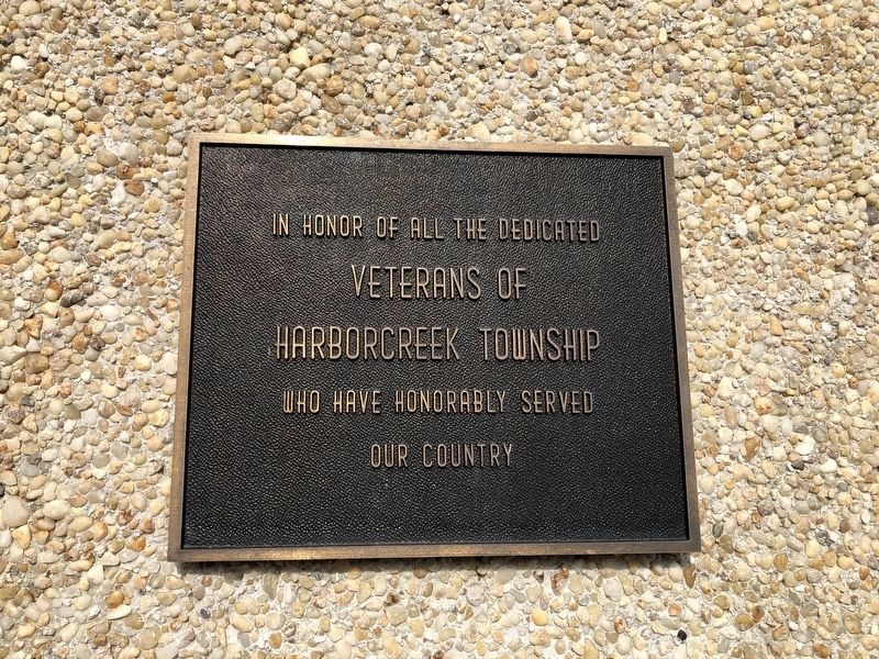 Harborcreek Area Veterans Memorial image. Click for full size.